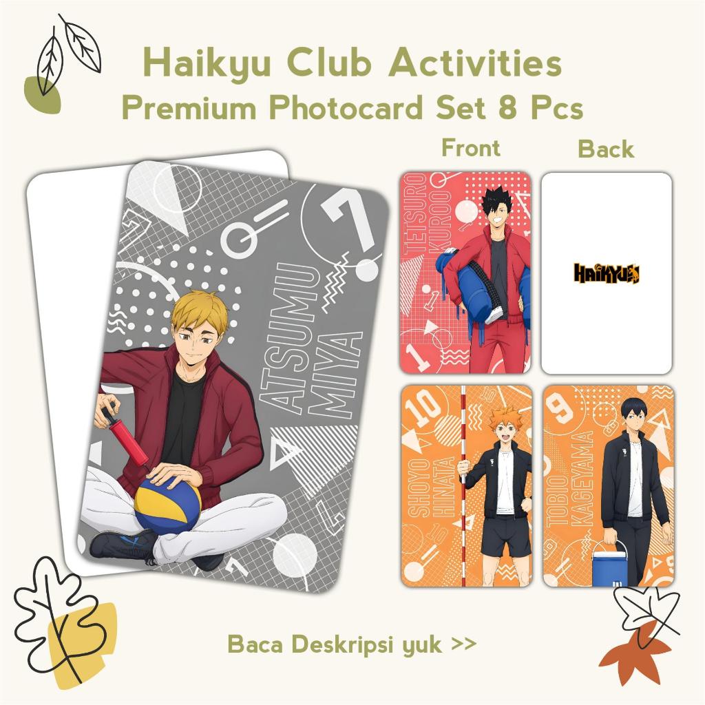 Photocard Haikyu Club Activities Unofficial Premium Set