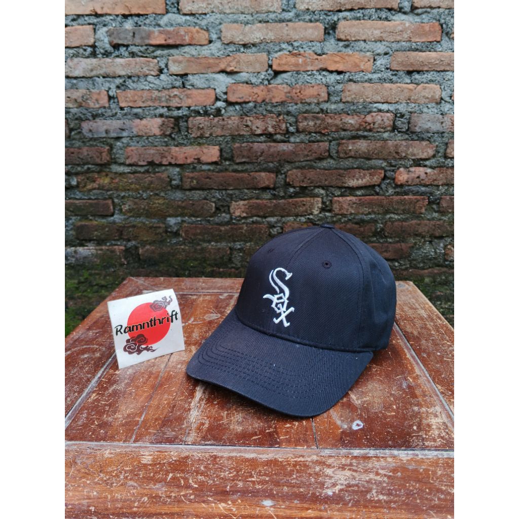 topi mlb white sox vintage
