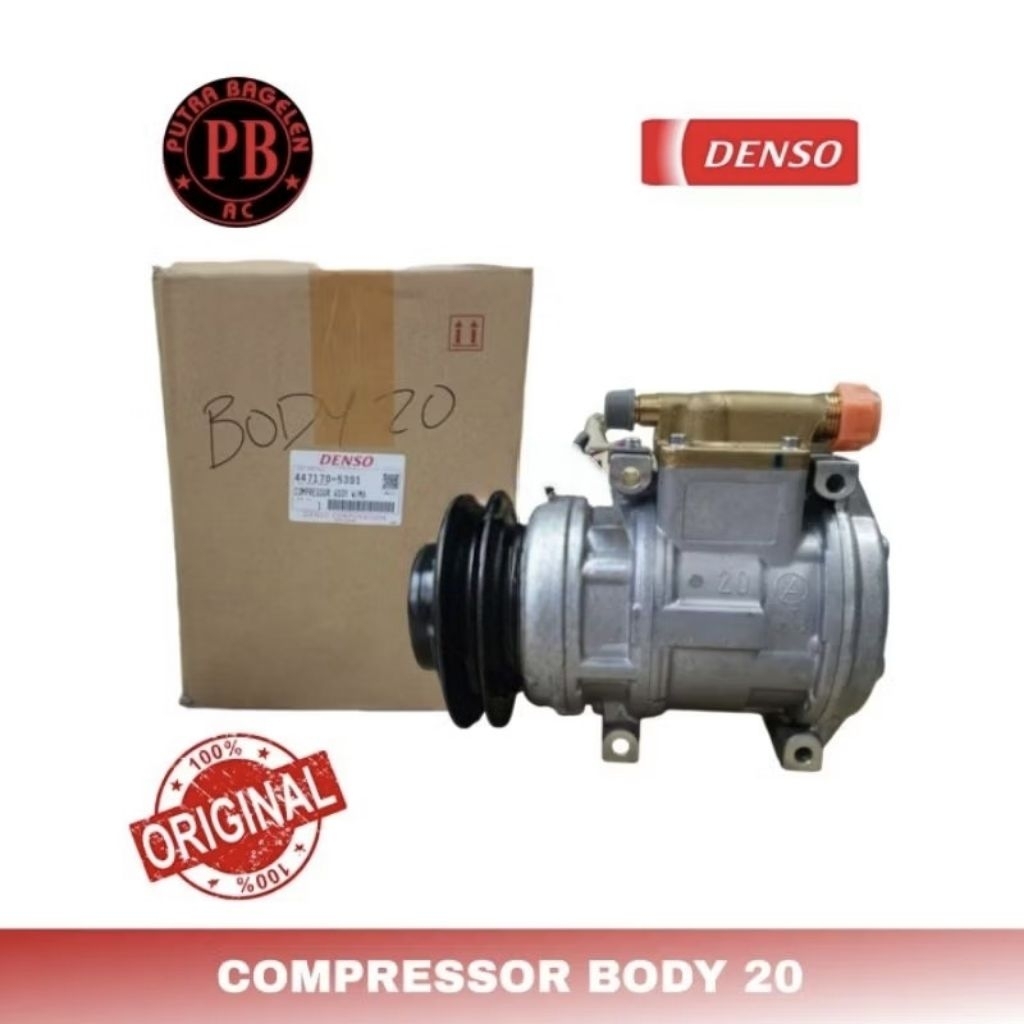 Compresor Kompresor Ac Mobil Isuzu Elf Elp Body 20 Universal As20 Original Asli Denso