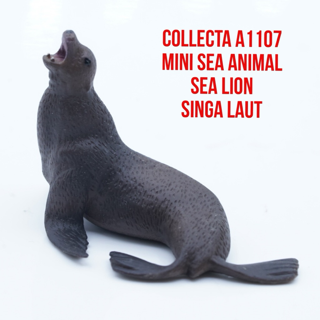 Collecta A1107 Mini Sea Animals | Sea Lion Singa Laut Otariinae Anjing Laut | Small Size Ukuran Keci