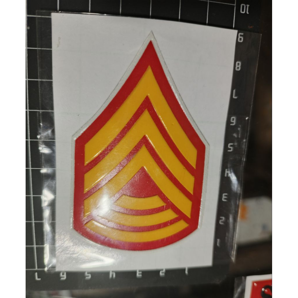 stiker timbul/stiker embos/logo akmil