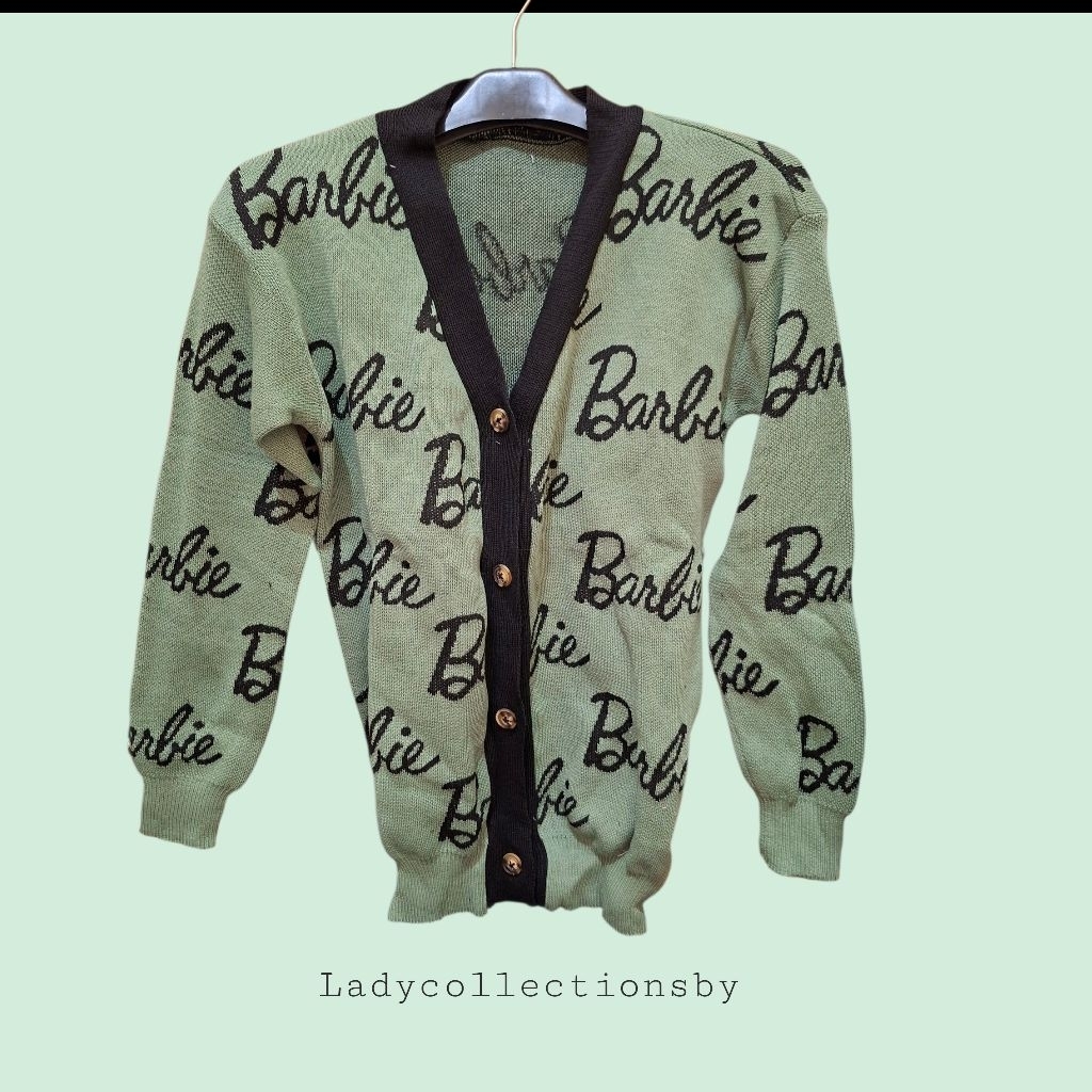 Cardigan rajut premium barbie