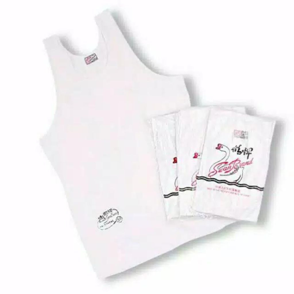SWAN BRAND (1 Pcs) Kaos Singlet Pria Swan Brand