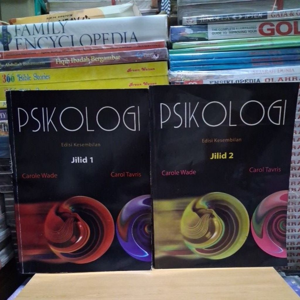 Buku Original PSIKOLOGI Edisi Kesembilan Jilid 1,2 Carole Wade, Carol Tavris Erlangga