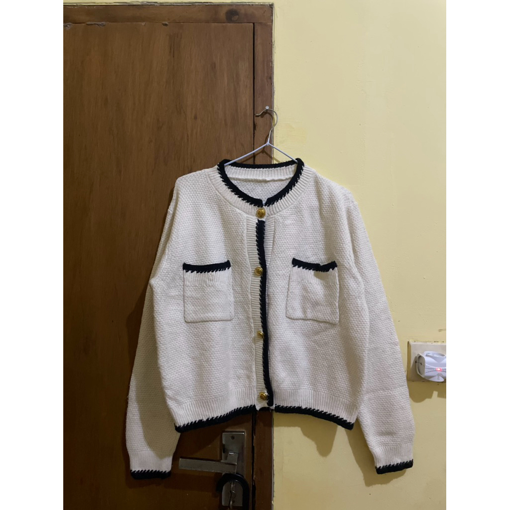 PRELOVED CARDIGAN PREMIUM, CABLE CARDIGAN, STRIPE CARDIGAN