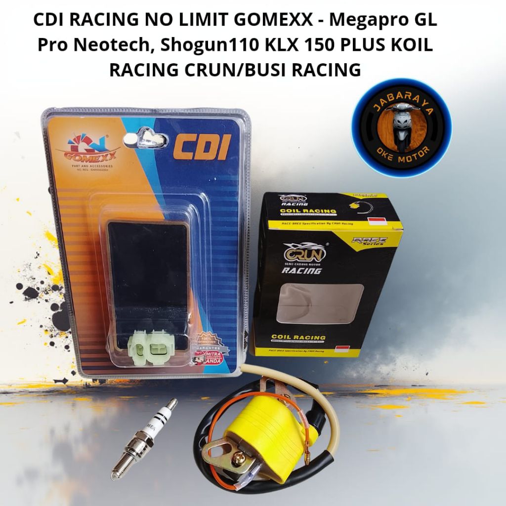 CDI RACING NO LIMIT GOMEXX - Megapro GL Pro Neotech, Shogun110 KLX 150 PLUS KOIL RACING CRUN BUSI RA