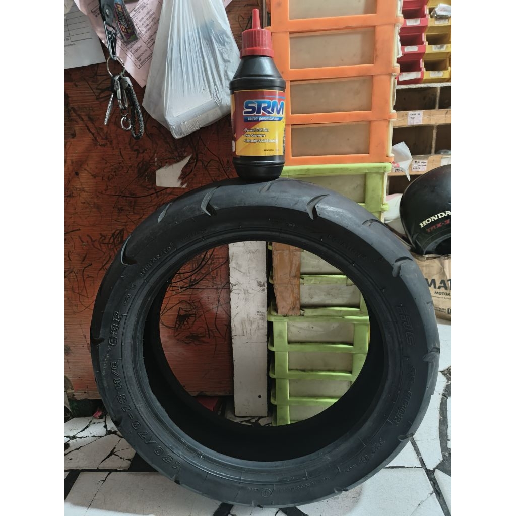 BAN BLAKANG NMAX BONUS CAIRAN TUBLESS