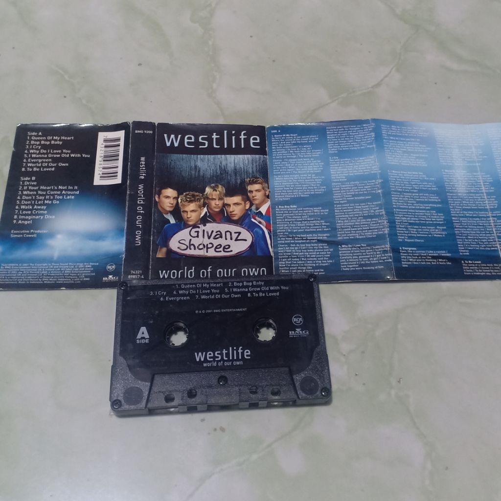 kaset pita WESTLIFE - World of our own