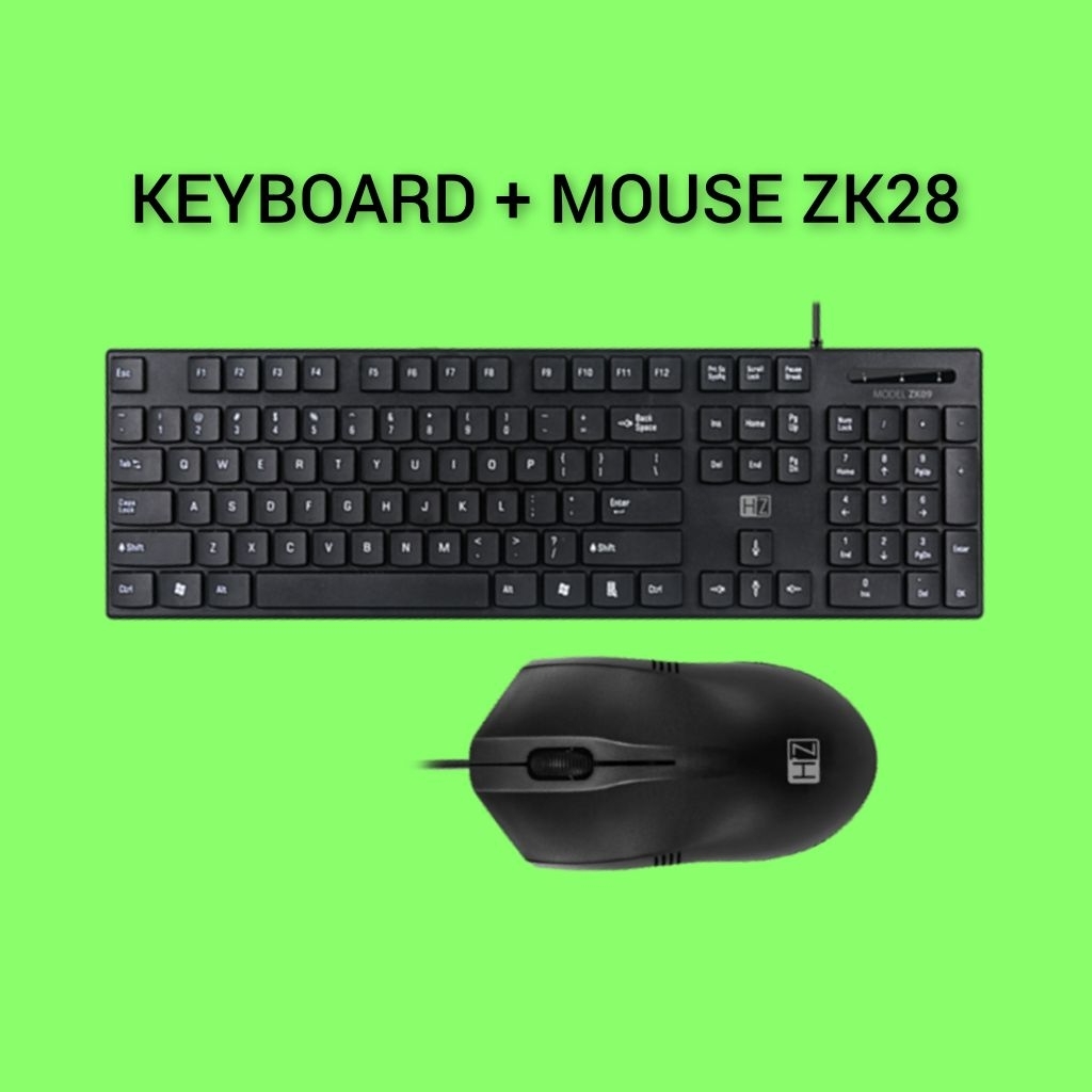 COMBO KEYBOARD + MOUSE  WIRED HEATZ ZK28
