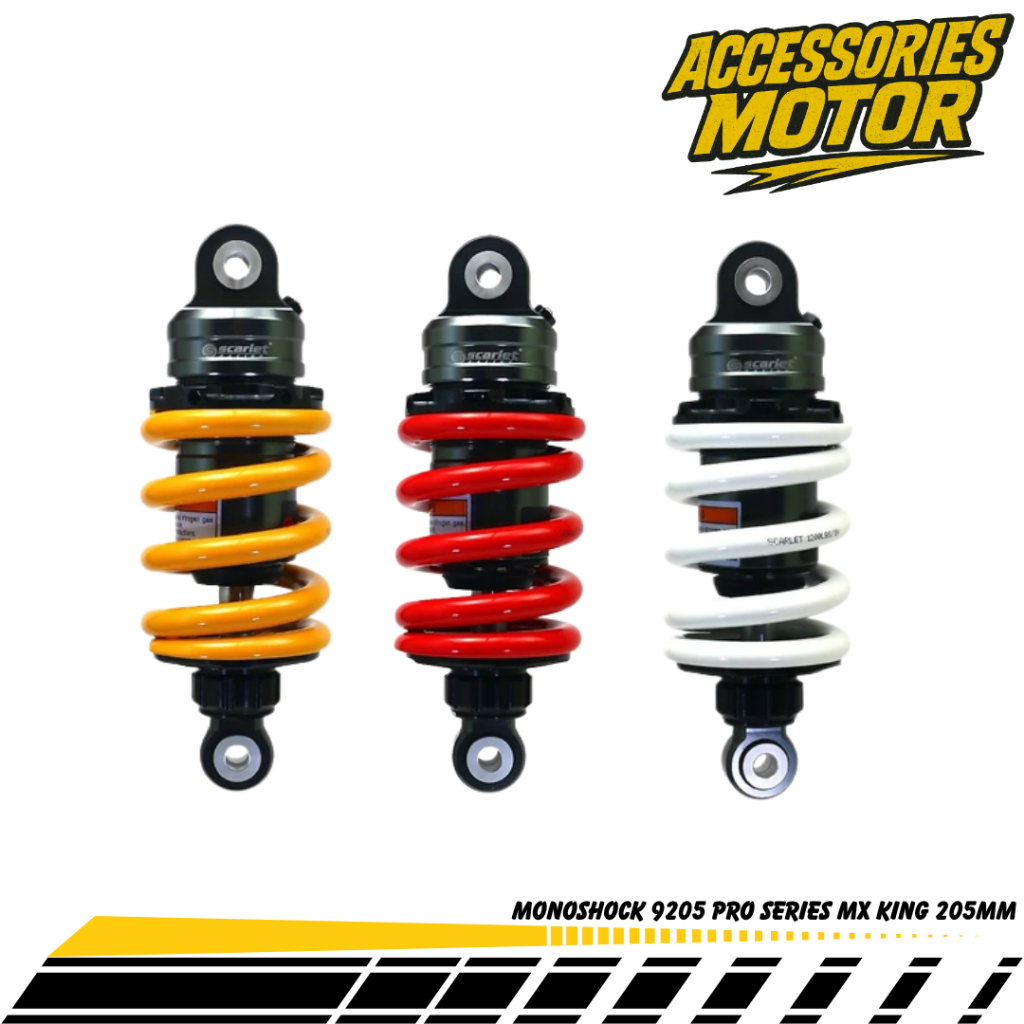 Shockbreaker Scarlet Monoshock 9205 Pro Series Jupiter MX MX New MX King 205 mm - Scarlet Racing