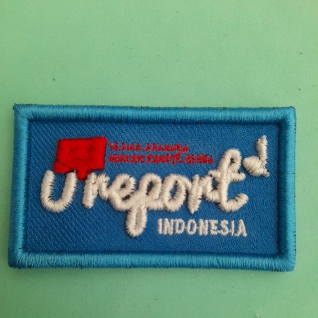 Bordir timbul Badge Ureport pramuka