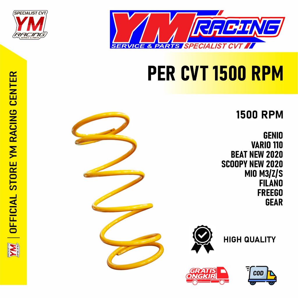 PER CVT FREEGO 1500 RPM / PER CVT 1500 RPM FILANO | PER CVT 1500 RPM FREEGO ( PER CVT YAMAHA FILANO 