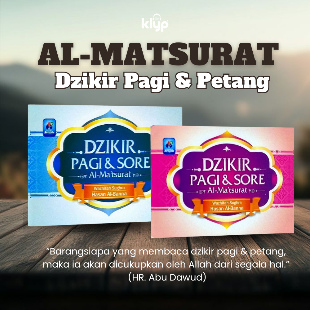 Buku Dzikir Pagi Petang Al Matsurat 3 Warna - Souvenir islami murah