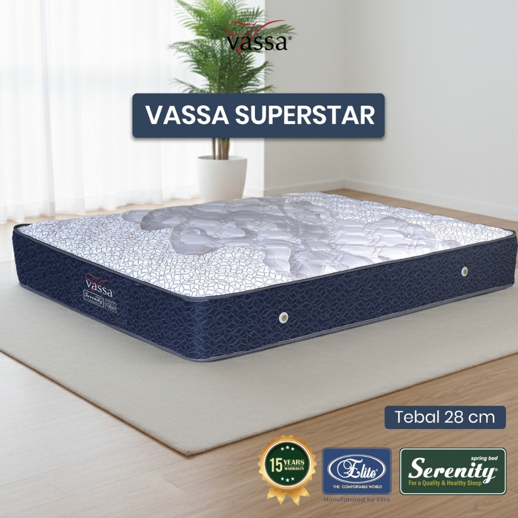 Kasur Vassa Serenity by Elite Springbed (mattress only)