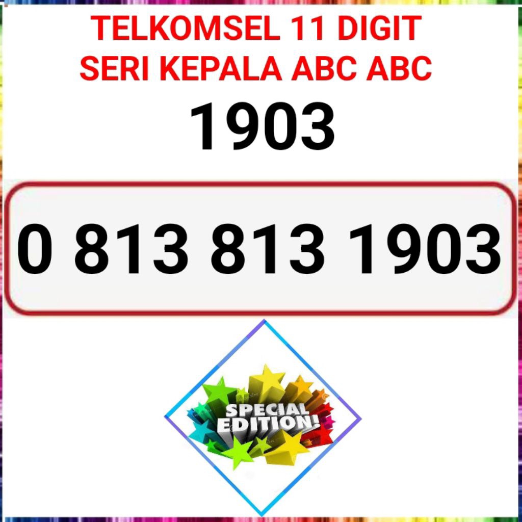 TELKOMSEL 11 DIGIT 11DIGIT 1903 PSHW