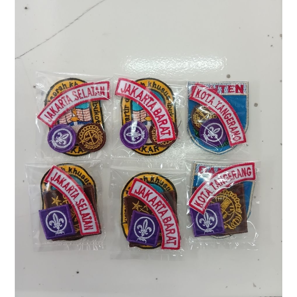 SET ATRIBUT BET LOKASI PRAMUKA PUTRA PUTRI KOTA TANGERANG/JAKARTA SELATAN/JAKARTA BARAT