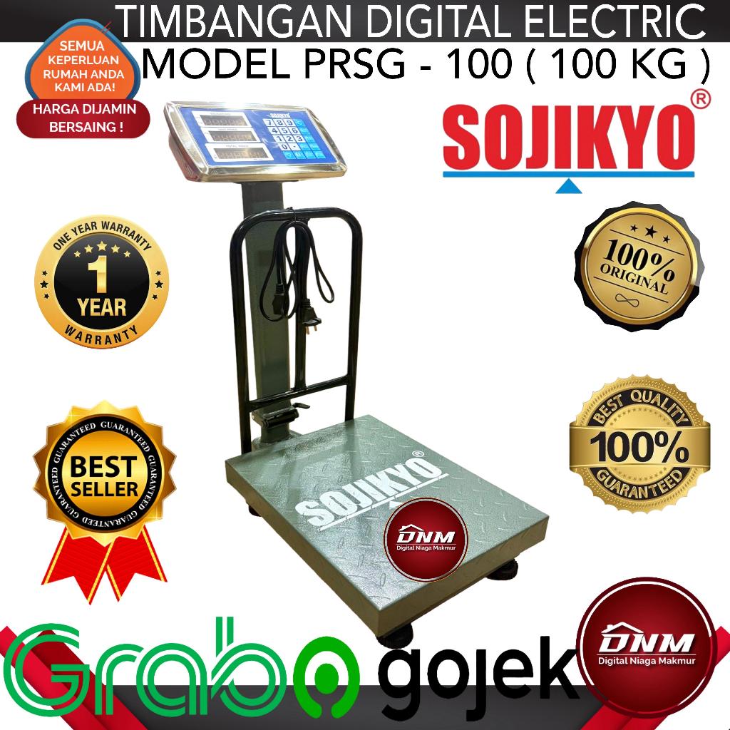 (KURIR INSTANT) Timbangan Digital Elektrik Model PRSG 100 KG SOJIKYO