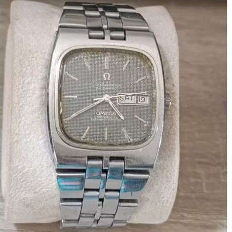 omega constellation honeycomb dial