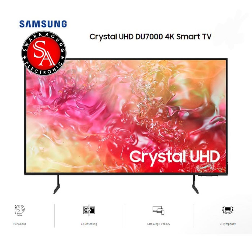 Led UHD 4K Smart TV 70 Inch Samsung Type : 70DU7000 - Crystal UHD