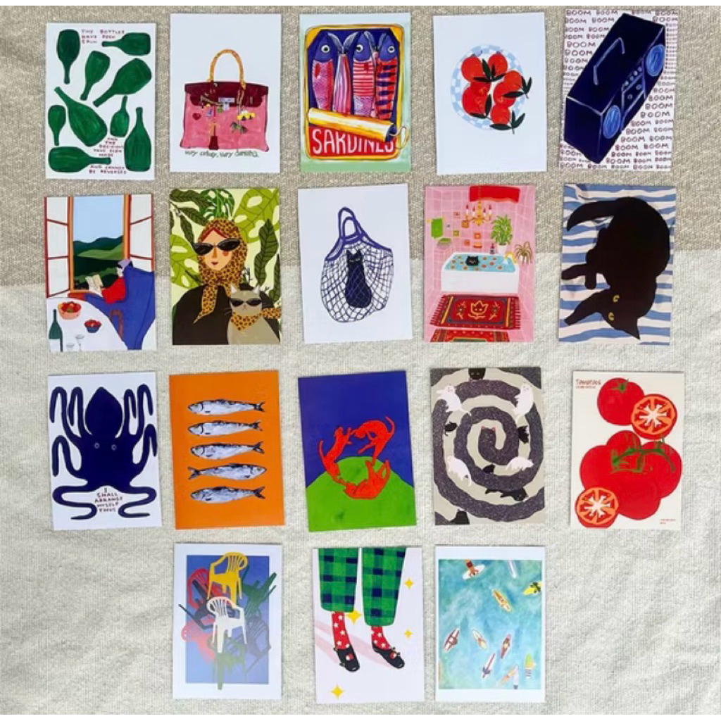 Sticker / Postet Dinding Mini Wall Decor Asthetic  Ala Korea