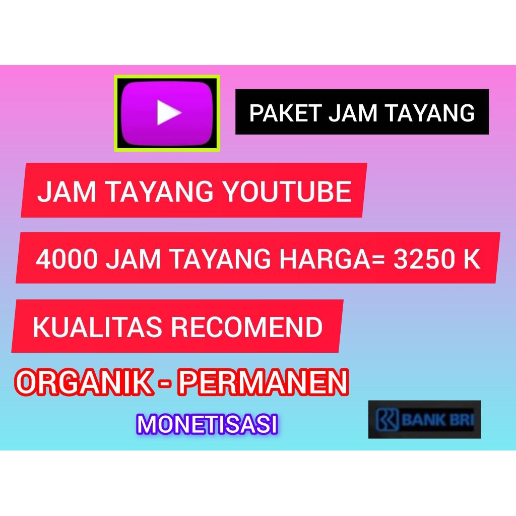 Jam Tayang YouTube Permanen