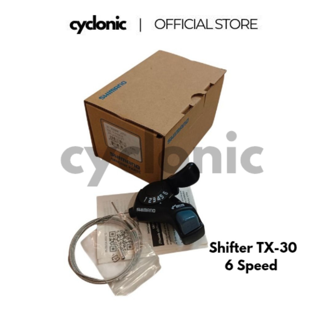 Shifter / Operan Gigi Sepeda Shimano TX-30 6 Speed