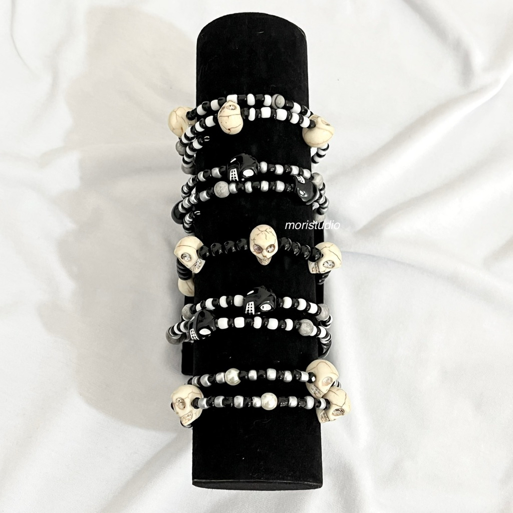 SKULL BRACELET||GHOTIC BRACELET||PUNK BRACELET||GELANG GOTHIC
