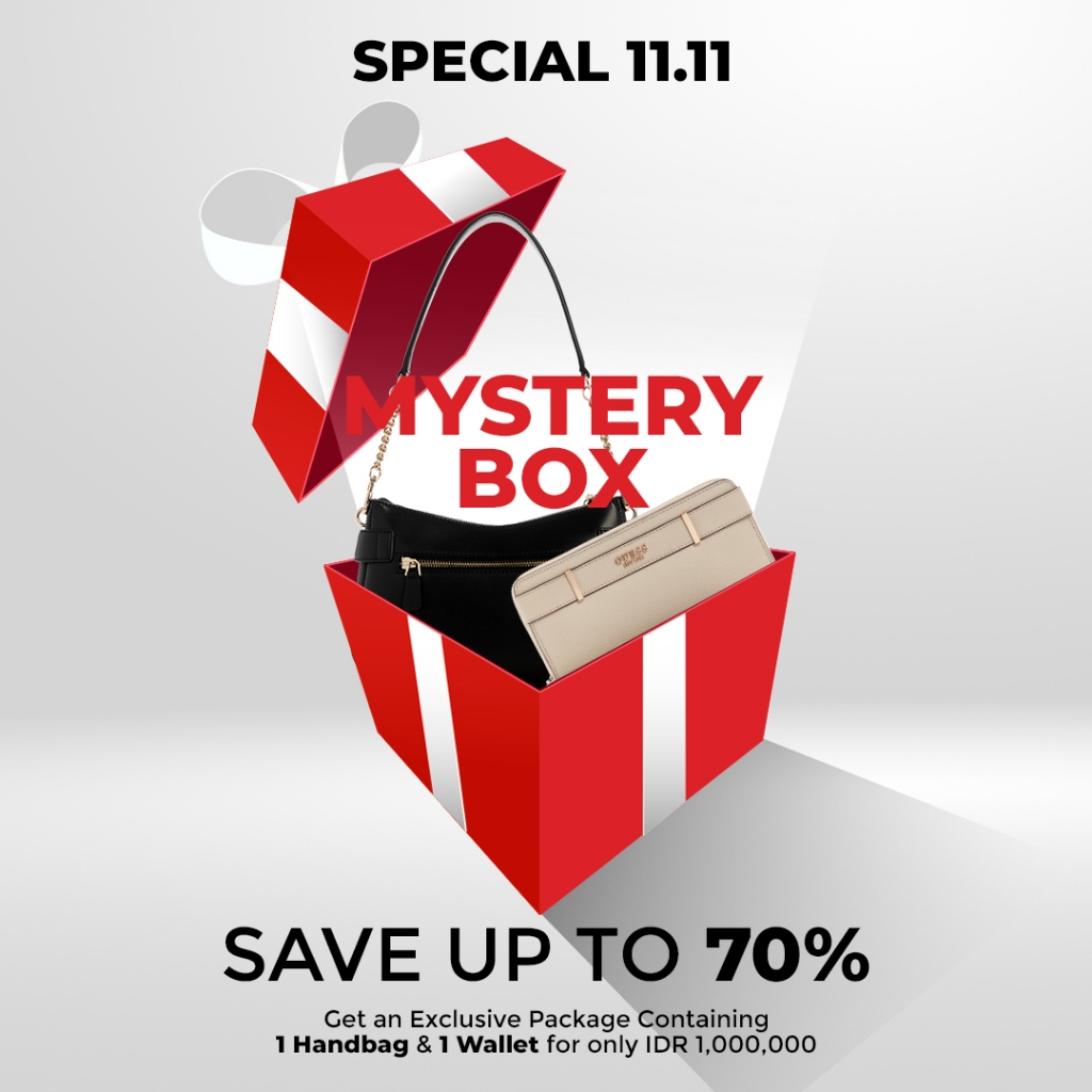 MYSTERY BOX 11.11 - TAS GUESS ORIGINAL WANITA