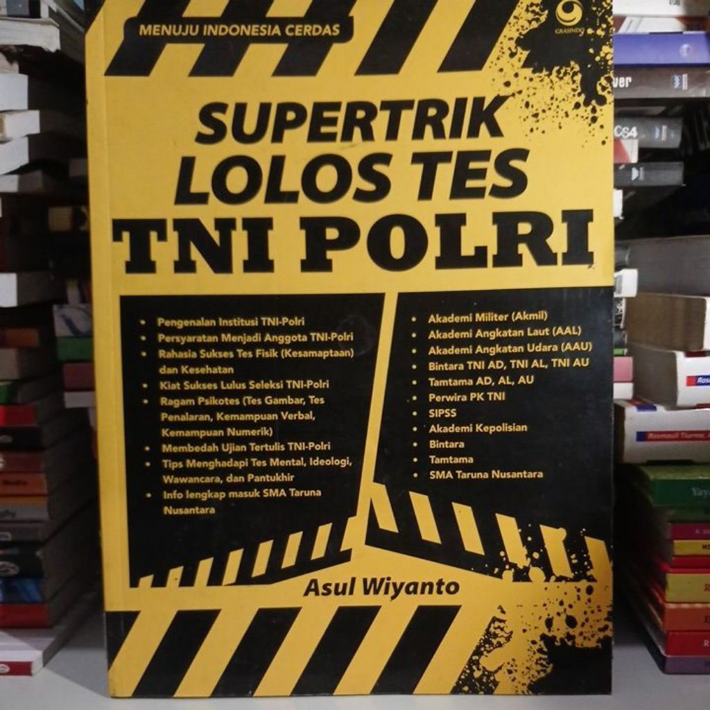 BUKU SUPERTRIL LOLOS TES TNI POLRI