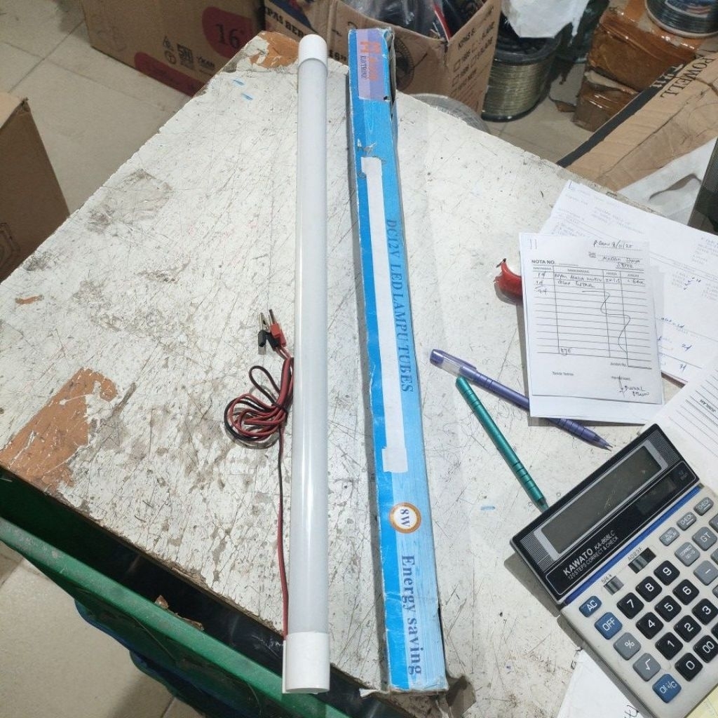 LAMPU LED DC TUBE PANJANG 30CM 60cm
