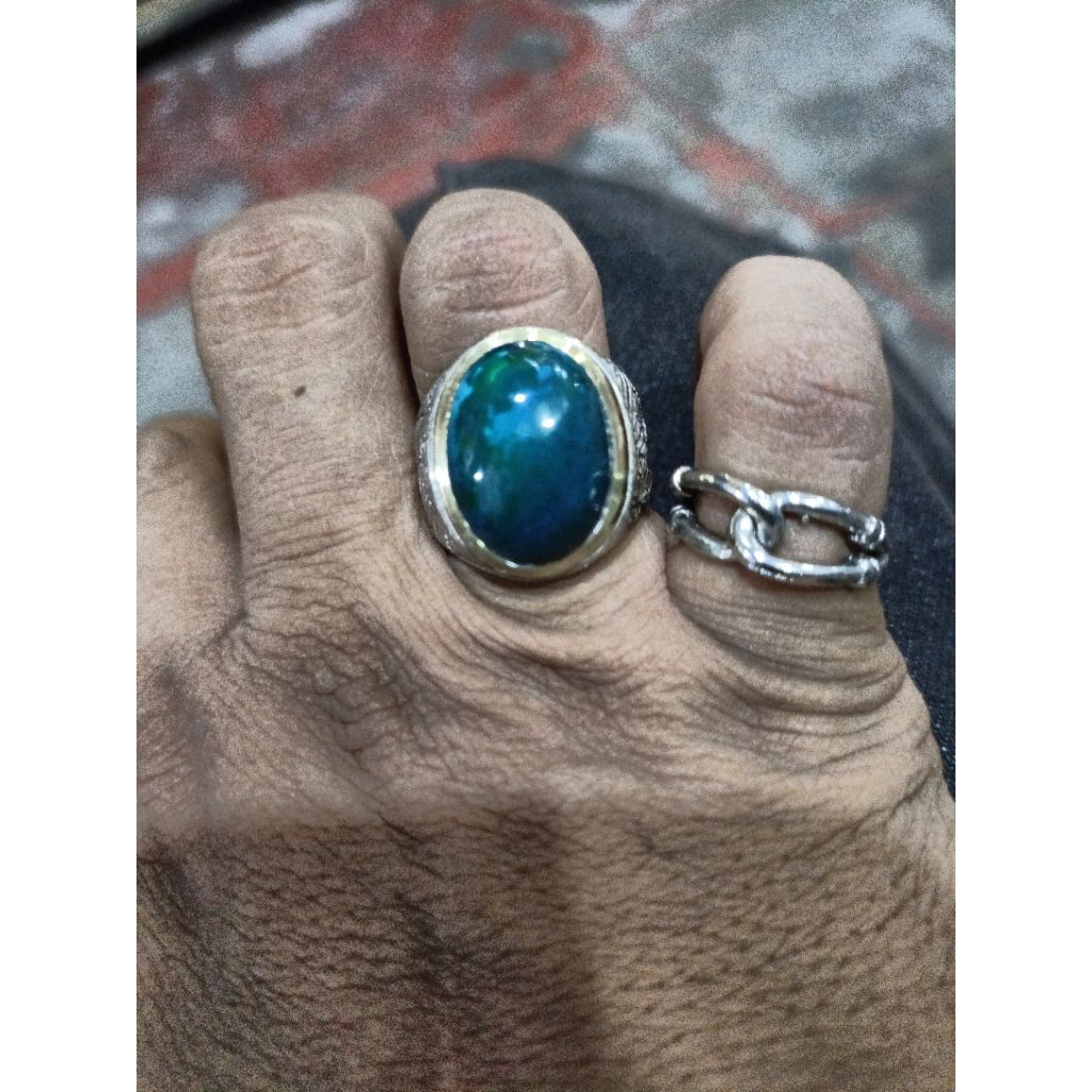 Batu akik ijo lumut garut