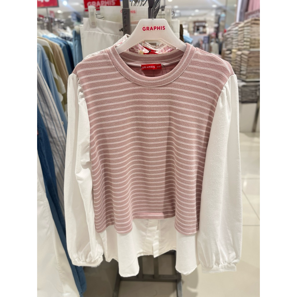 [GRAPHIS] blouse wanita lengan panjang