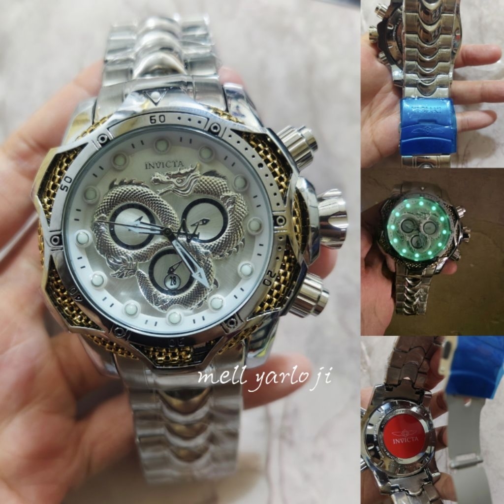 Jam tangan invicta big size dragon 55mm