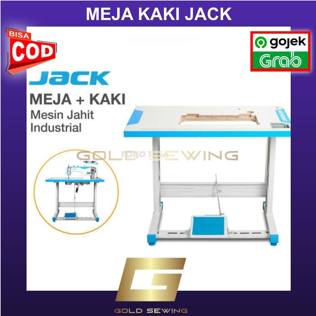 Meja & Kaki Impor SET JACK Mesin Jahit Industri High Speed - GOLD