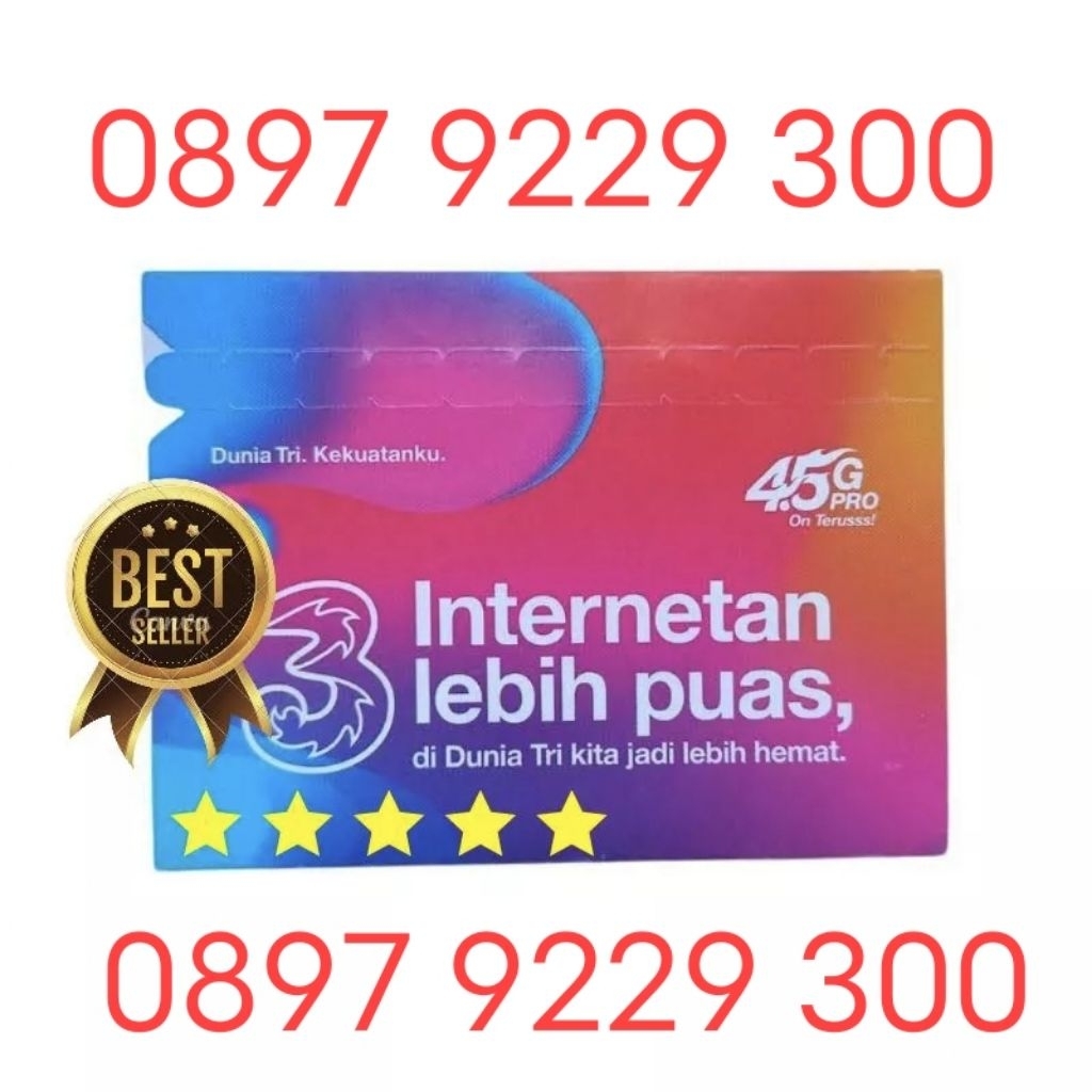 No Cantik Tri --0897--9229--300---