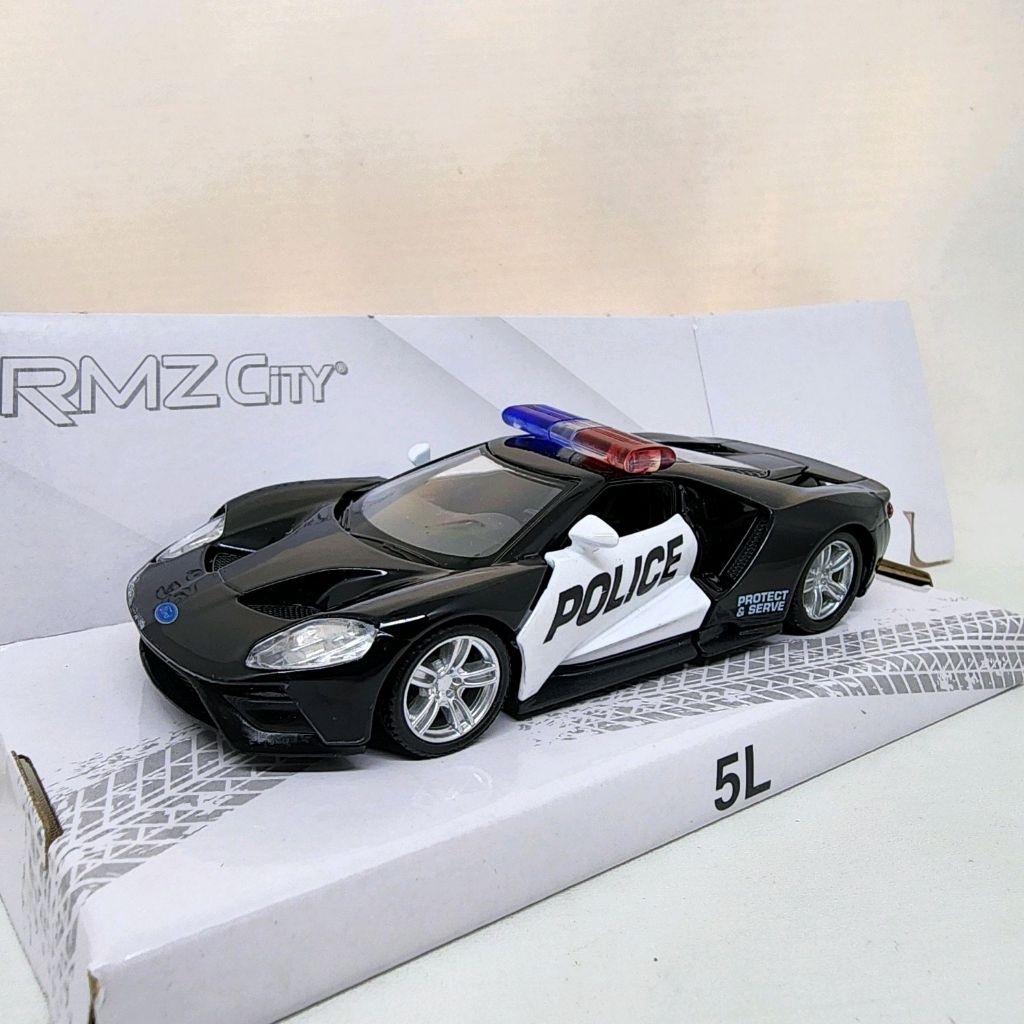 Diecast Ford GT Police 2019 RMZ City 1:39