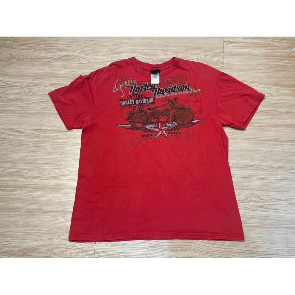 kaos merk harley davidson, vintage