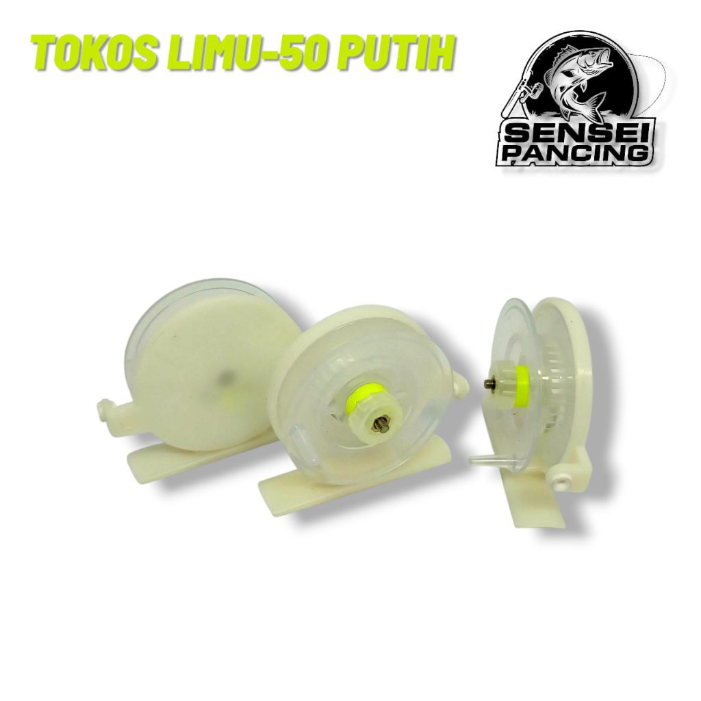 Reel Tokos Tegek Limu 50 putih Handle Kiri