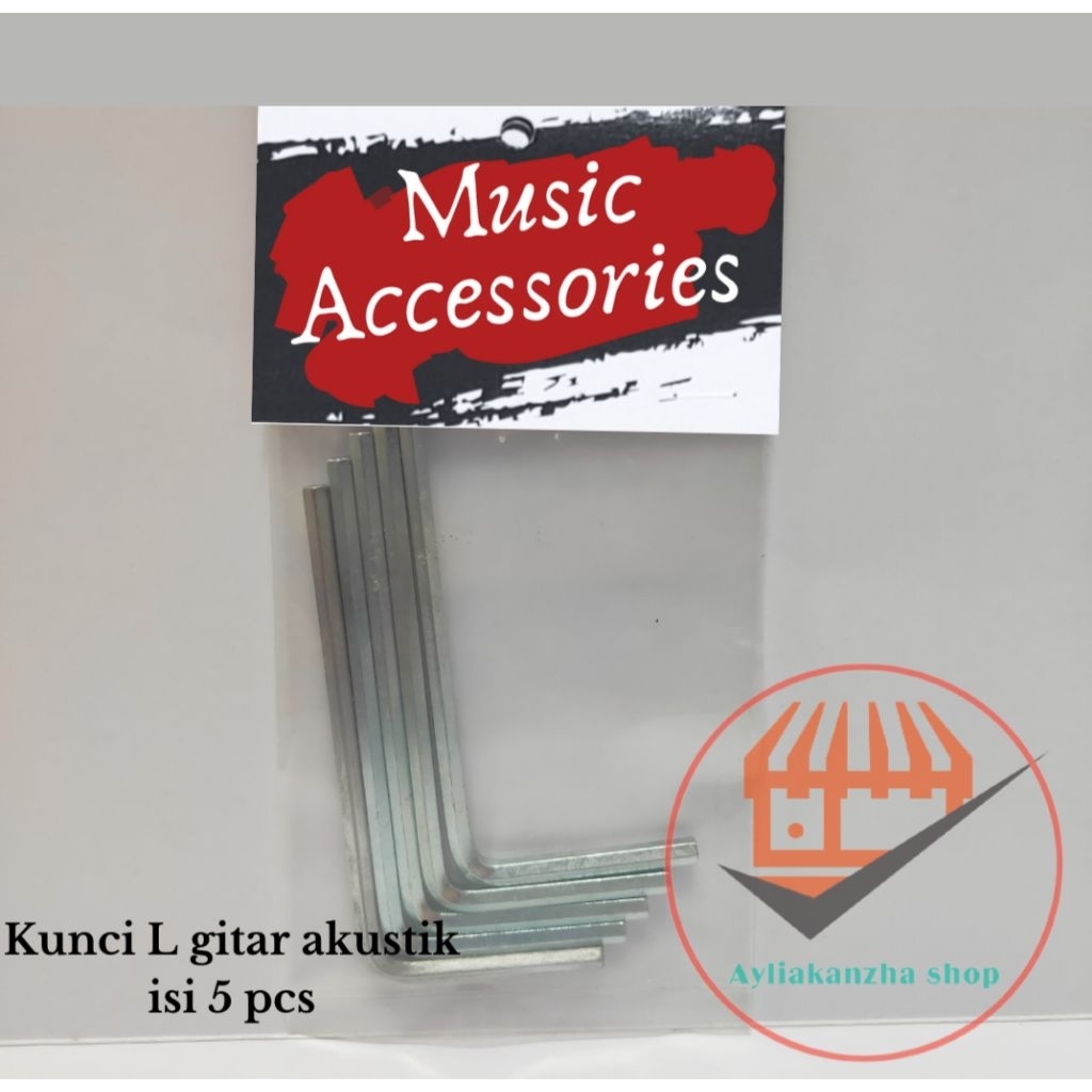 Kunci L Gitar / Kunci Neck Gitar / Kunci L Gitar Akustik / Kunci Tanam Besi Gitar Akustik / Kunci L 