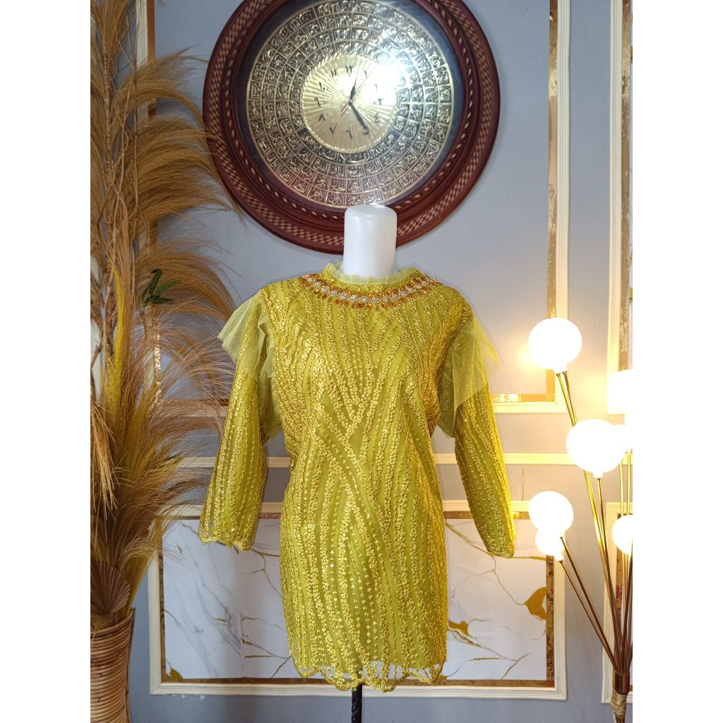 Baju Bodo/Baju Tokko/Baju Adat Bugis/Makassar/Baju Bodo Organza/Baju Bodo Modern/ Baju Tradisional B