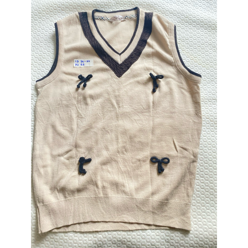 (PEL) Vest academy rajut coksu pita