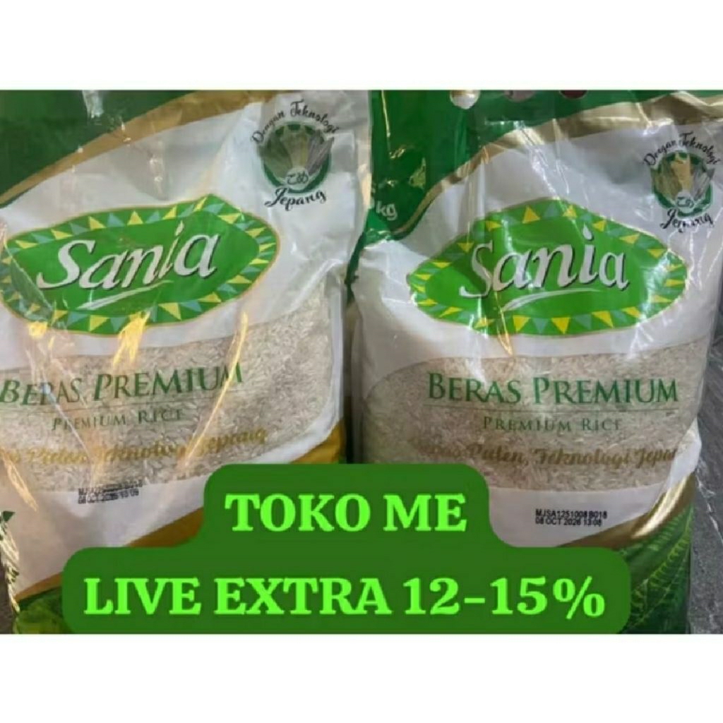 PROMO EXTRA BERAS SANIA 5 KG PREMIUM DAN MERK  LAINNYA