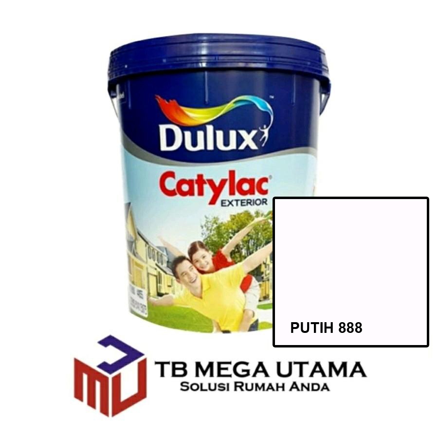 Dulux Catylac Eksterior 888 Putih 25 Kg | RM | Cat Decorative Tembok Eksterior