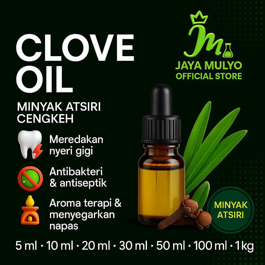 Minyak Cengkeh 500ml / Cengkeh essential / Clove leaf Oil