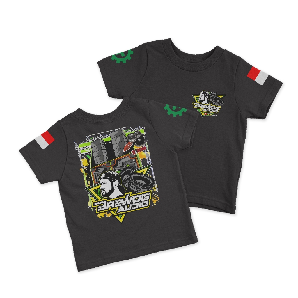 KAOS ANAK " BREWOG AUDIO V.2 " Baju Horeg | Kaos Sound Horeg | Bisa Bayar Di Tempat