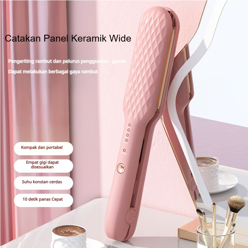 Pplus Catokan Rambut Pelurus 4 Suhu Ion Negatif || Pplus Straightener 4 Temperature Ion Negatif