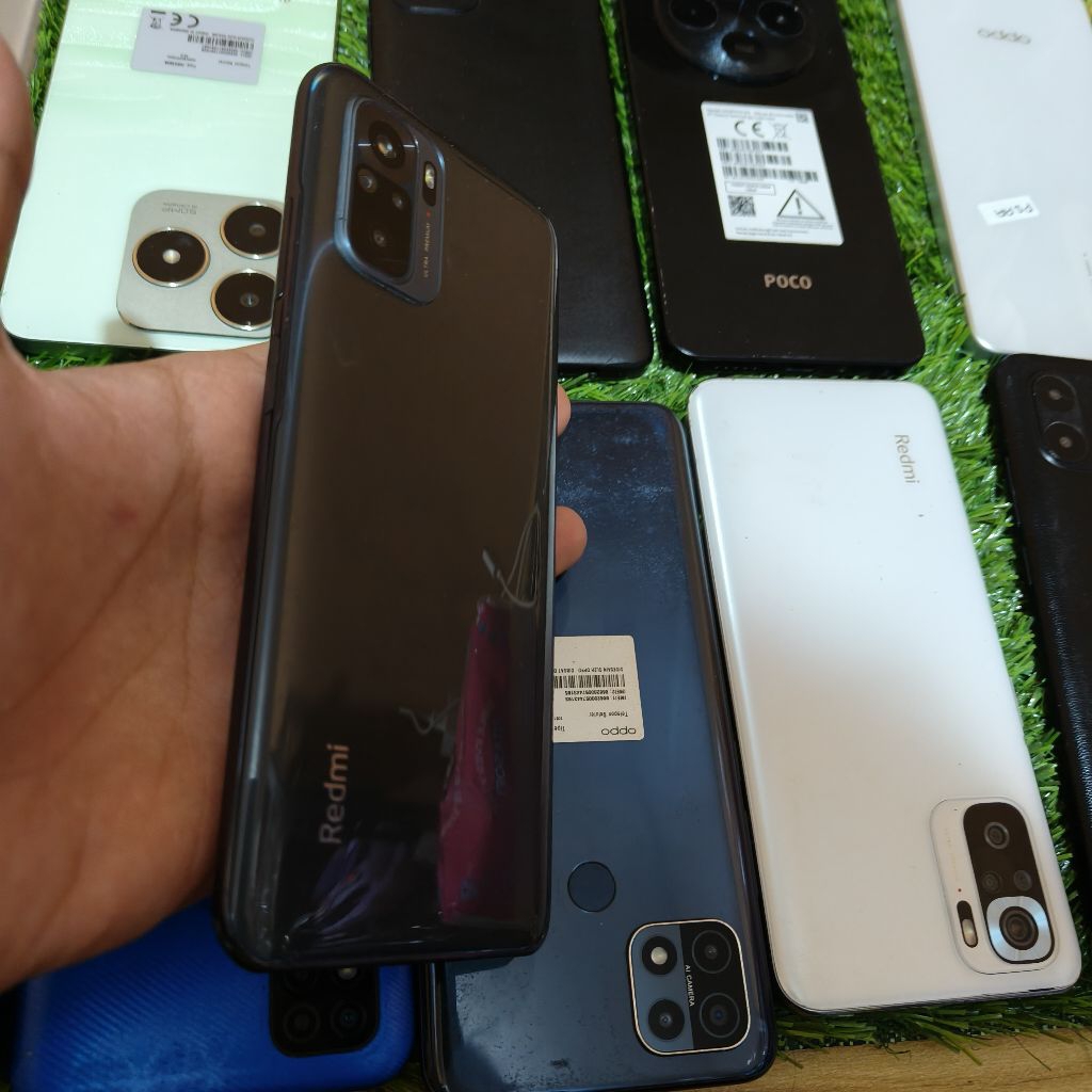 redmi note 10 ram 4/64 nominus batangan second ori