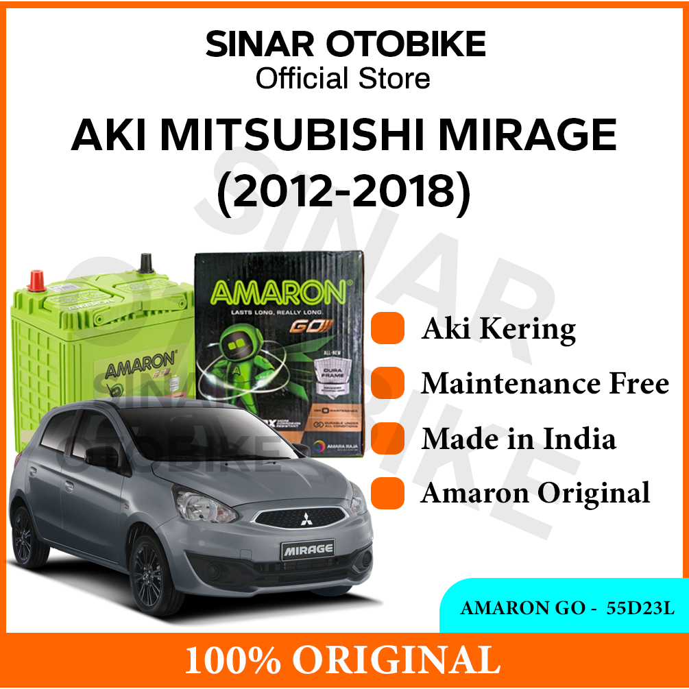 AKI MIRAGE AMARON GO MF KERING 55D23L 60AH