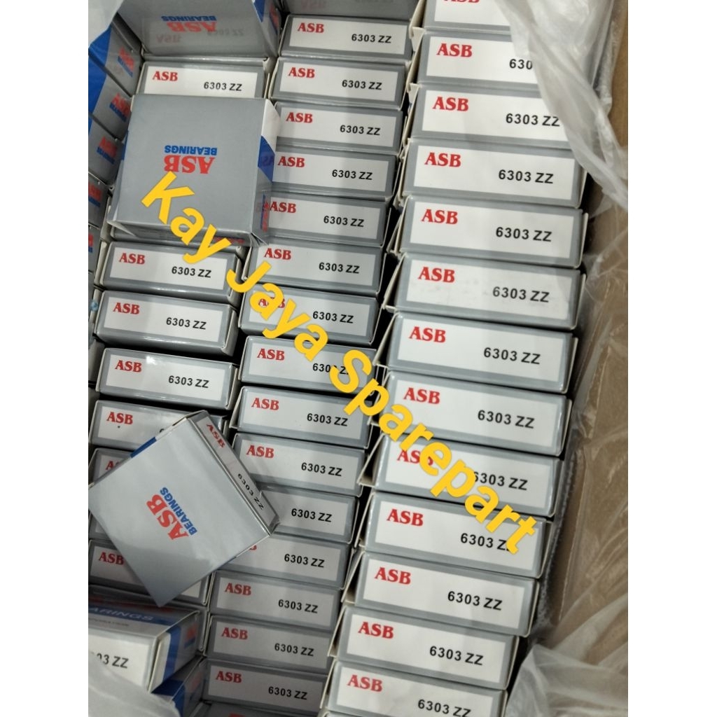 Bearing 6303 ASB,6303 2 RS,6303 zz.