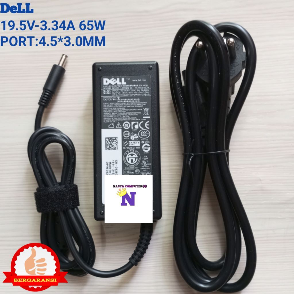 Charger Adaptor Dell Vostro 14 3000 3400 3459 5459 3468 3458 65W